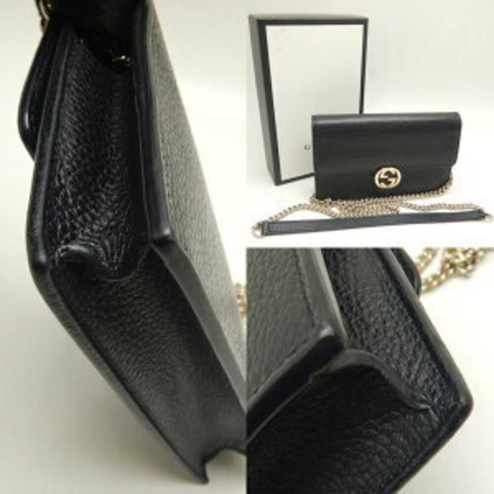 Gucci Interlocking Chain Shoulder Bag Clutch Wall… - image 6